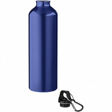 Logotrade Firmengeschenke das Foto: Oregon 770 ml Aluminium Trinkflasche mit Karabinerhaken