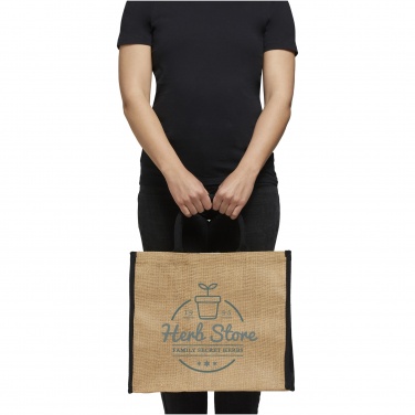 Logotrade Logogeschenke das Foto: Harry farbige Jute Tragetasche 25L