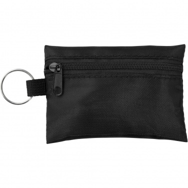 Logotrade Werbegeschenke das Foto: Valdemar 16-teilige Erste-Hilfe-Tasche mit Schlüsselanhänger