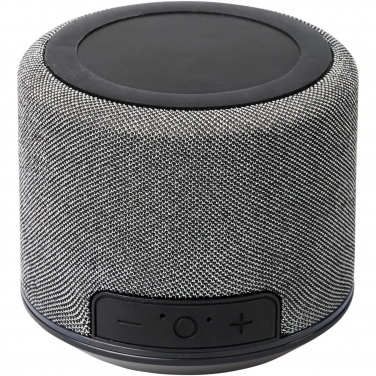 Logotrade Firmengeschenke das Foto: Fiber 3W Bluetooth® Lautsprecher mit kabelloser Ladefunktion