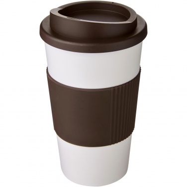 Logotrade Werbeartikel das Foto: Americano® 350 ml Isolierbecher mit Schutzring