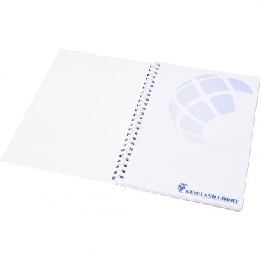 Logotrade Werbeartikel das Foto: Desk-Mate® A5 Notizbuch mit Kunststoff Cover und Spiralbindung