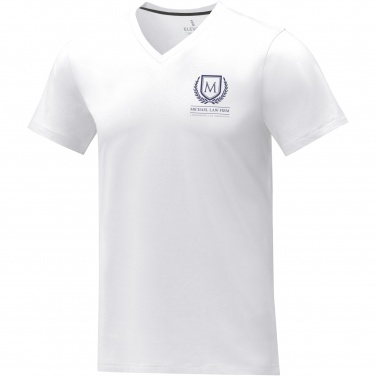 Logotrade Geschäftsgeschenke das Foto: Somoto T-Shirt mit V-Ausschnitt für Herren  