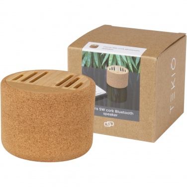 Logotrade werbemittel das Foto: Cerris 5W Bluetooth®-Lautsprecher aus Kork