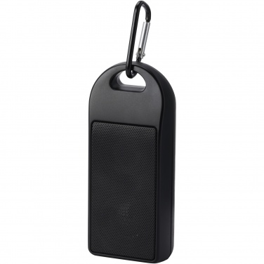 Logotrade Firmengeschenke das Foto: Omni 3 W IPX4 Bluetooth®-Lautsprecher aus recyceltem RCS Kunststoff