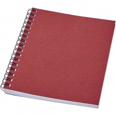Logotrade Geschäftsgeschenke das Foto: Desk-Mate® A6 farbiges Notizbuch mit Spiralbindung