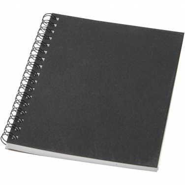 Logotrade Firmengeschenke das Foto: Desk-Mate® A6 farbiges Notizbuch mit Spiralbindung