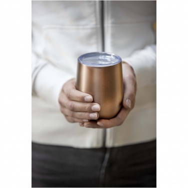 Logotrade Werbegeschenke das Foto: Corzo 350 ml RCS-zertifizierter Kupfer-Vakuum Isolierbecher aus recyceltem Edelstahl