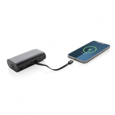 Logotrade Geschäftsgeschenke das Foto: CycleCell 10.000mah Powerbank mit herausnehmbarer Batterie