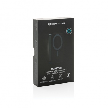 Logotrade Logogeschenke das Foto: Urban Vitamin Compton 10000mAh Powerbank aus RCS Plastik/Alu