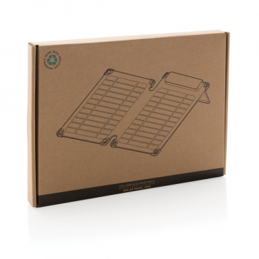 Logotrade Geschäftsgeschenke das Foto: Solarpulse 10W tragbares Solarmodul aus RCS rPlastik