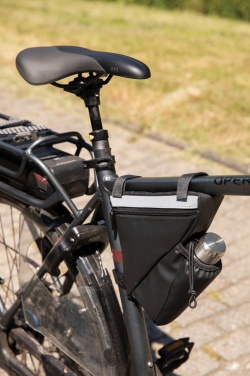 Logotrade Werbeartikel das Foto: High-Visibility Fahrradtasche mit Flaschenhalter