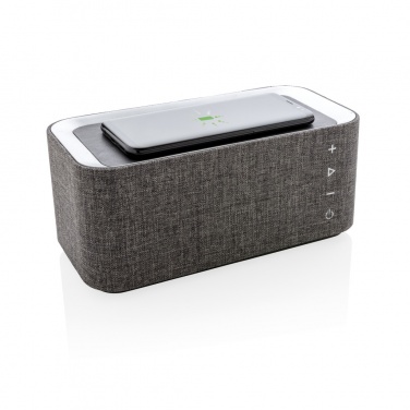 Logotrade Firmengeschenke das Foto: Vogue Wireless-Charger Lautsprecher