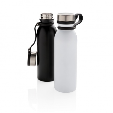 Logotrade Geschäftsgeschenke das Foto: Kupfer-Vakuumisolierte Flasche mit Trageriemen