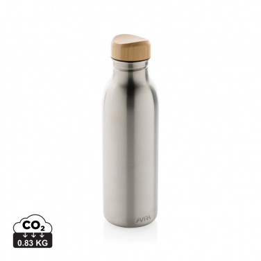 Logotrade Firmengeschenke das Foto: Avira Alcor 600ml Wasserflasche aus RCS rec. Stainless-Steel