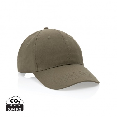 Logotrade Werbeartikel das Foto: Impact 6 Panel Kappe aus 190gr rCotton mit AWARE™ Tracer
