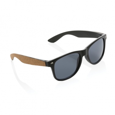 Logotrade Firmengeschenke das Foto: Sonnenbrille aus GRS recyceltem PC-Kunststoff mit Kork