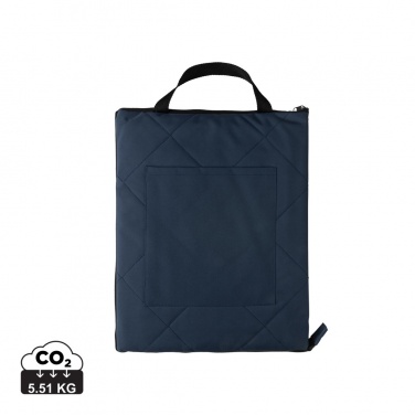 Logotrade Werbeartikel das Foto: Impact Aware™ RPET faltbare, gesteppte Picknickdecke
