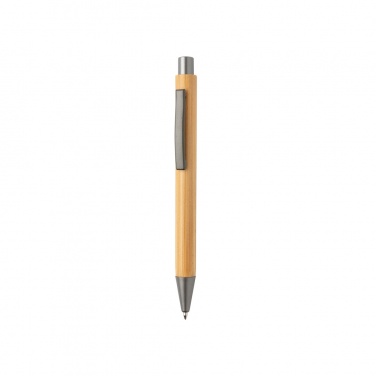 Logotrade Werbegeschenke das Foto: Slim Design Bambus Stift