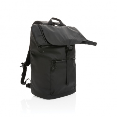Logotrade Geschäftsgeschenke das Foto: Impact AWARE™ RPET wasserabweisender 15.6" Laptop-Rucksack