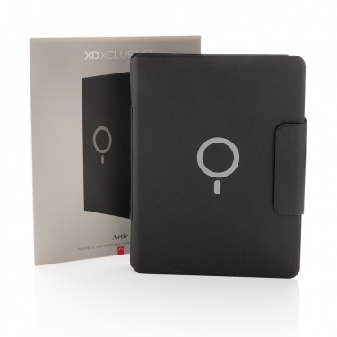 Logotrade Logogeschenke das Foto: Artic magnetisches 10W Wireless Charging A4 Portfolio