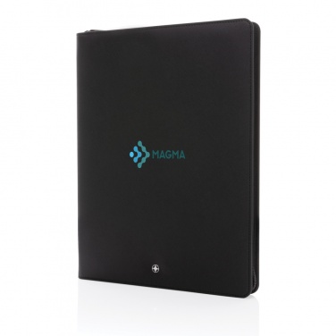 Logotrade Logogeschenke das Foto: Swiss Peak Heritage RCS rPU A4 Portfolio mit Reißverschluss