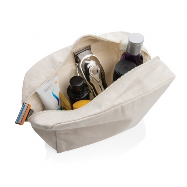 Logotrade Logogeschenke das Foto: Impact Aware™ 285g/m² Kosmetiktasche aus ungefärbtem Canvas