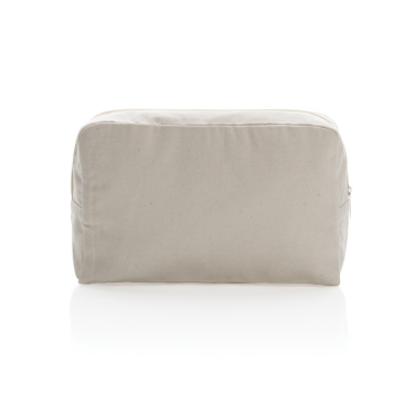 Logotrade Firmengeschenke das Foto: Impact Aware™ 285g/m² Kosmetiktasche aus ungefärbtem Canvas