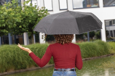 Logotrade Werbeartikel das Foto: 21" Impact AWARE™ RPET 190T Pongee Bi-Color Mini-Schirm