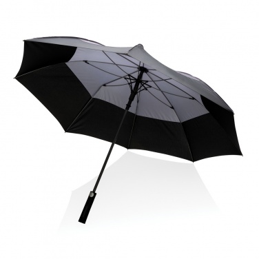 Logotrade Geschäftsgeschenke das Foto: 27" Impact AWARE™ RPET 190T Auto-Open Stormproof-Schirm