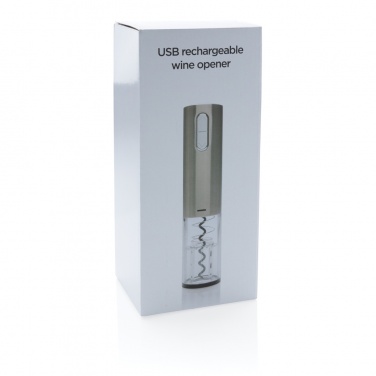 Logotrade Werbeartikel das Foto: Elektronischer Weinöffner - USB aufladbar
