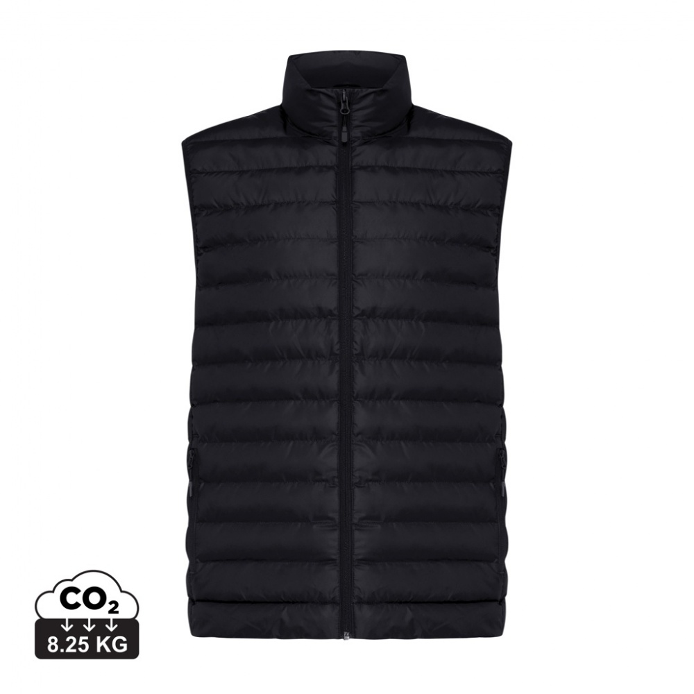 Logotrade Logogeschenke das Foto: Iqoniq Meru Herren Bodywarmer aus recyceltem Polyester