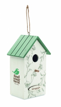Logotrade Logogeschenke das Foto: Vogelhäuschen Sperrholz