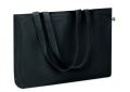 Recycelte Canvas-Tasche, Schwarz