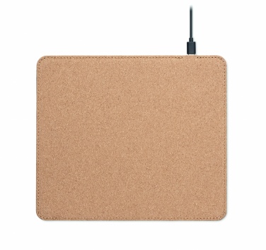 Logotrade Logogeschenke das Foto: Mousepad mit Ladestation 15W