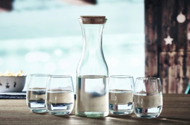 Logotrade werbemittel das Foto: Karaffe aus recyceltem Glas 1L