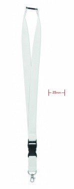 Logotrade Werbegeschenke das Foto: Lanyard mit Metallkarabiner