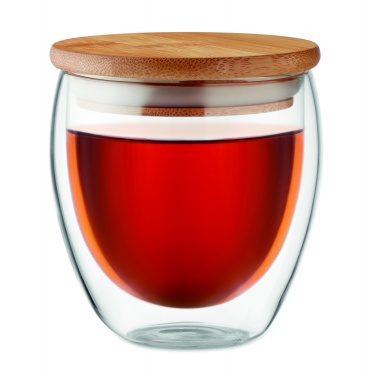 Logotrade Firmengeschenke das Foto: Doppelwandiges Glas 250 ml Hamburg