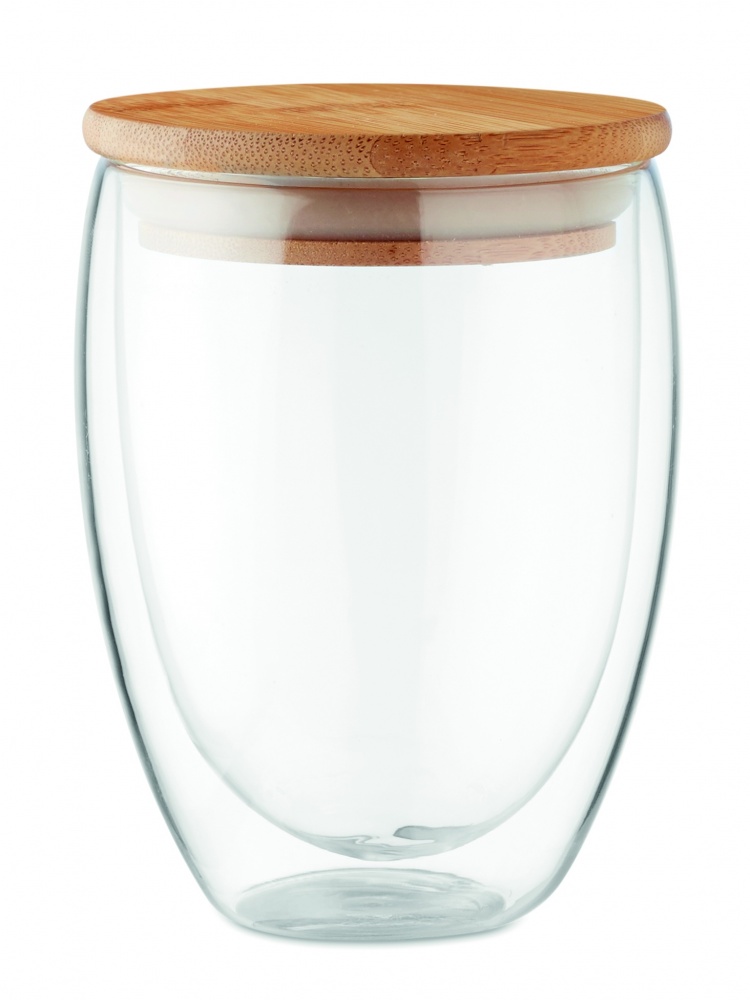 Logotrade Firmengeschenke das Foto: Doppelwandiges Glas 350 ml Cologne