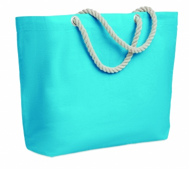 Logotrade Firmengeschenke das Foto: Strandtasche mit Kordelgriff