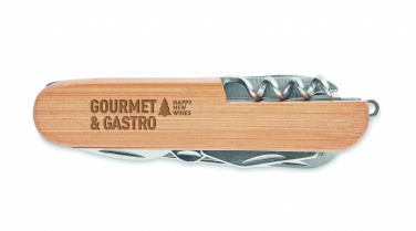 Logotrade werbemittel das Foto: Taschenmesser Bambus