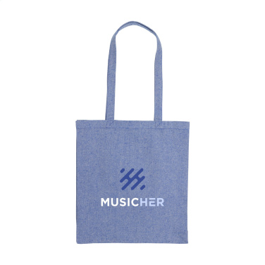 Logotrade Werbegeschenke das Foto: Melange Shopper GRS Recycling-Canvas (280 g/m²) Tasche