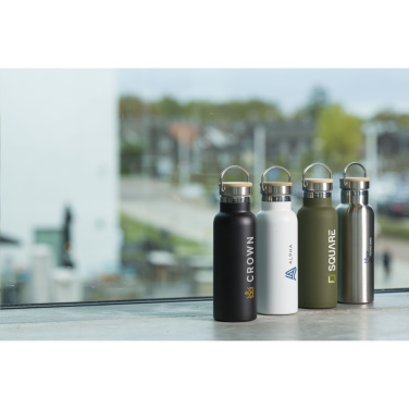 Logotrade Geschäftsgeschenke das Foto: Nordvik RCS Recycled Steel 500 ml Trinkflasche