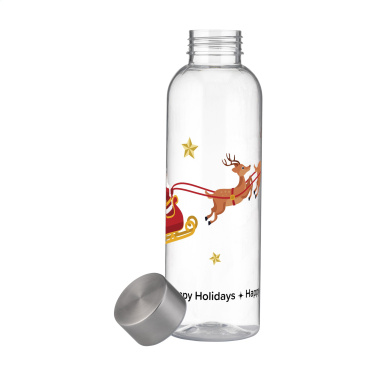 Logotrade Firmengeschenke das Foto: Senga GRS RPET Flasche 500 ml X-Mas