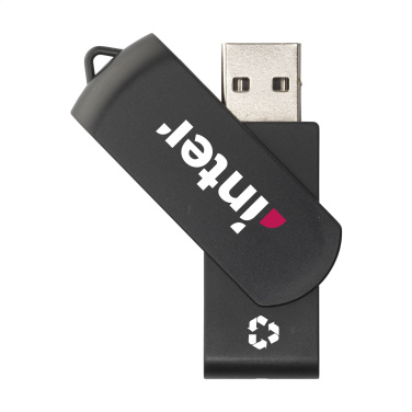 Logotrade Werbeartikel das Foto: USB Twist Recycle 32 GB