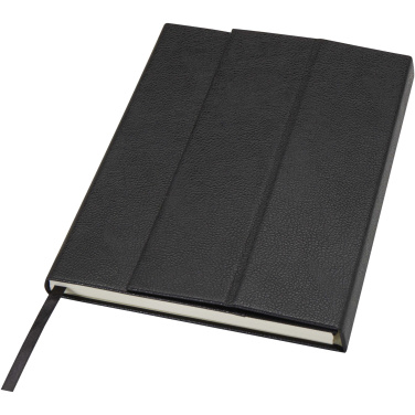Logotrade Werbeartikel das Foto: Alejandra A5 Hardcover Notizbuch aus recyceltem Leder