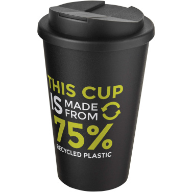 Logotrade Logogeschenke das Foto: Americano® Eco 350 ml recycelter Becher mit auslaufsicherem Deckel