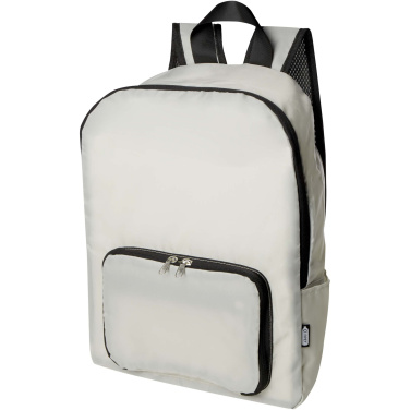 Logotrade Werbegeschenke das Foto: EcoFold faltbarer RPET Rucksack 15 L