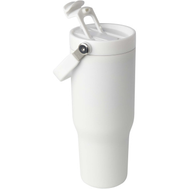 Logotrade Logogeschenke das Foto: Bronx 900 ml RCS-zertifizierter Kupfer-Vakuum Isolierbecher aus Edelstahl mit Doppelfunktionsdeckel