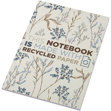 Logotrade Werbegeschenke das Foto: Novella Austen A5 Softcover Notizbuch aus Recyclingmaterial – 50 Blatt